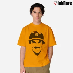 Men’s Magnum PI Tom Selleck Detroit Tigers Hawaii Classic T-Shirt in orange | Soft, Breathable Everyday Wear