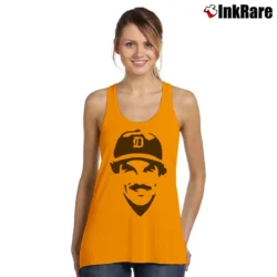 Women’s Magnum PI Tom Selleck Detroit Tigers Hawaii Tank Top in orange | Lightweight, Movement-Friendly