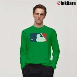 Men’s Major League Baseball Long-Sleeve Shirt in irish green | Sleek, Lightweight, Year-Round Wear