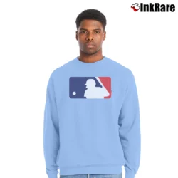 Men’s Major League Baseball Crewneck Sweatshirt in light blue | Cozy Fabric, Clean Style