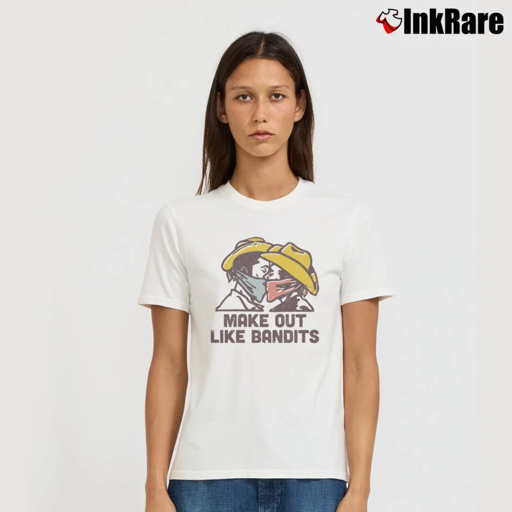 Women’s Make Out Like A Bandit Signature T-Shirt in white | Soft, Flattering Fit