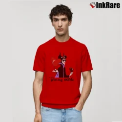Men’s Maleficent Vacay Mode Mickey Mouse Classic T-Shirt in red | Soft, Breathable Everyday Wear
