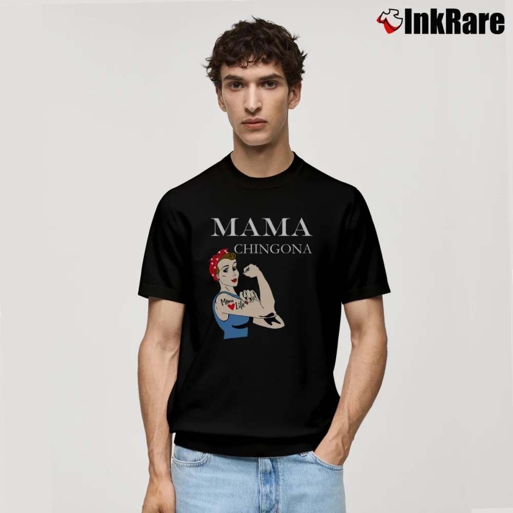 Men’s Mama Chingona Mother's Day Gift Classic T-Shirt in black | Soft, Breathable Everyday Wear