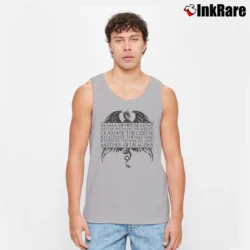 Men’s Mama Of House Messy Mother Of Dragons Game Of Thrones Tank Top in sport grey | Breathable, Active-Friendly Design