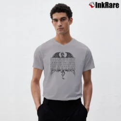 Men’s Mama Of House Messy Mother Of Dragons Game Of Thrones V-Neck Tee in sport grey | Sharp, Breathable, Everyday Staple