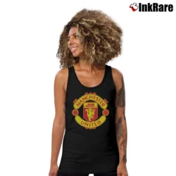 Women’s Manchester United Soccer Tank Top in black | Lightweight, Movement-Friendly