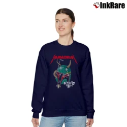 Women’s Mandalorian Damaged Armor Relaxed Sweatshirt in navy | Soft, Laid-Back Vibe