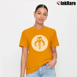 Women’s Mandalorian Star Wars Mandalore Symbol Sci fi Signature T-Shirt in orange | Soft, Flattering Fit