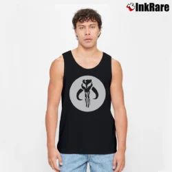 Men’s Mandalorian Star Wars Mandalore Symbol Sci fi Tank Top in black | Breathable, Active-Friendly Design