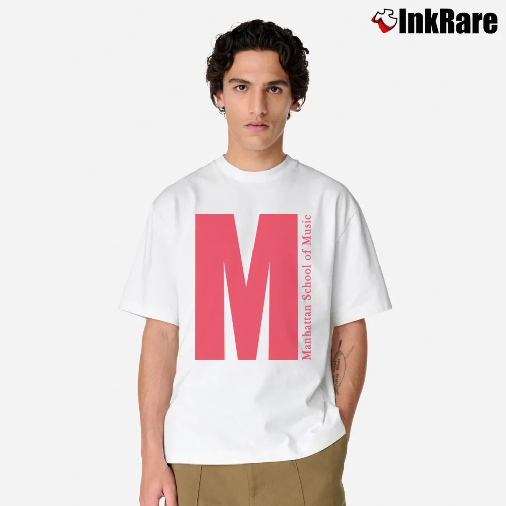 Men’s Manhattan School Of Music Classic T-Shirt in white | Soft, Breathable Everyday Wear