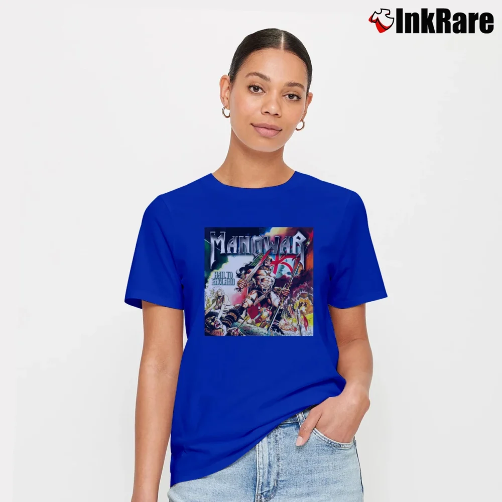 Women’s Manowar 2019 Tour Signature T-Shirt in royal blue | Soft, Flattering Fit