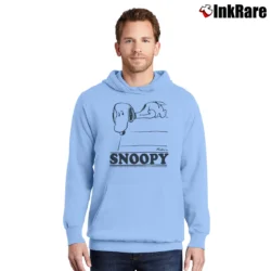 Men’s Marc Jacobs X Peanuts Printed Pullover Hoodie in light blue | Cozy, Durable, Modern Fit