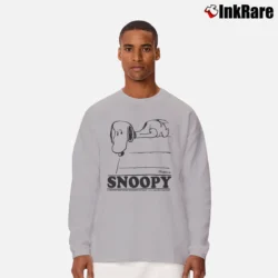 Men’s Marc Jacobs X Peanuts Printed Long-Sleeve Shirt in sport grey | Sleek, Lightweight, Year-Round Wear