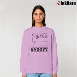 Women’s Marc Jacobs X Peanuts Printed Relaxed Sweatshirt in light pink | Soft, Laid-Back Vibe