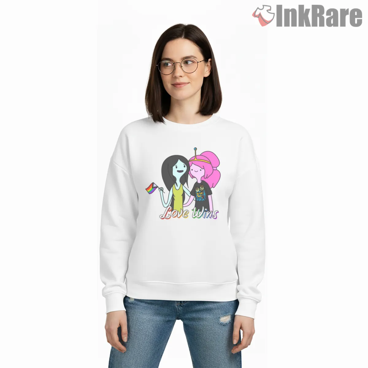 Marceline And Princess Bubblegum Love Wins Pride Cartoon Shirt Marceline And Princess Bubblegum Love Wins Pride Cartoon Shirt on graphic shirt for women graphic tee