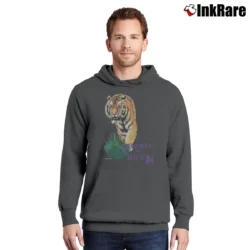 Men’s Marcelo Burlon County Of Milan Tiger Pullover Hoodie in charcoal | Cozy, Durable, Modern Fit
