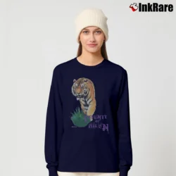 Women’s Marcelo Burlon County Of Milan Tiger Long-Sleeve Top in navy | Sleek, Versatile, All-Season