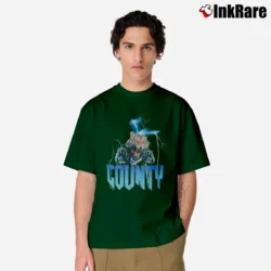 Men’s Marcelo Burlon County Of Milan Tiger Classic T-Shirt in forest green | Soft, Breathable Everyday Wear