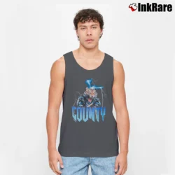 Men’s Marcelo Burlon County Of Milan Tiger Tank Top in charcoal | Breathable, Active-Friendly Design