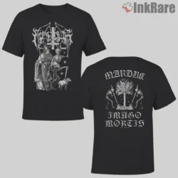 Marduk Imago Mortis Shirt two sided black with medieval woodcut art