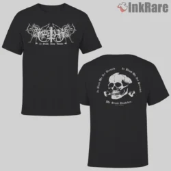 Marduk La Grande Danse Macabre Shirt two sided black tee with skull crest front and script back