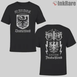 Marduk Legion Deutschland Shirt two sided with eagle crest and bold back print