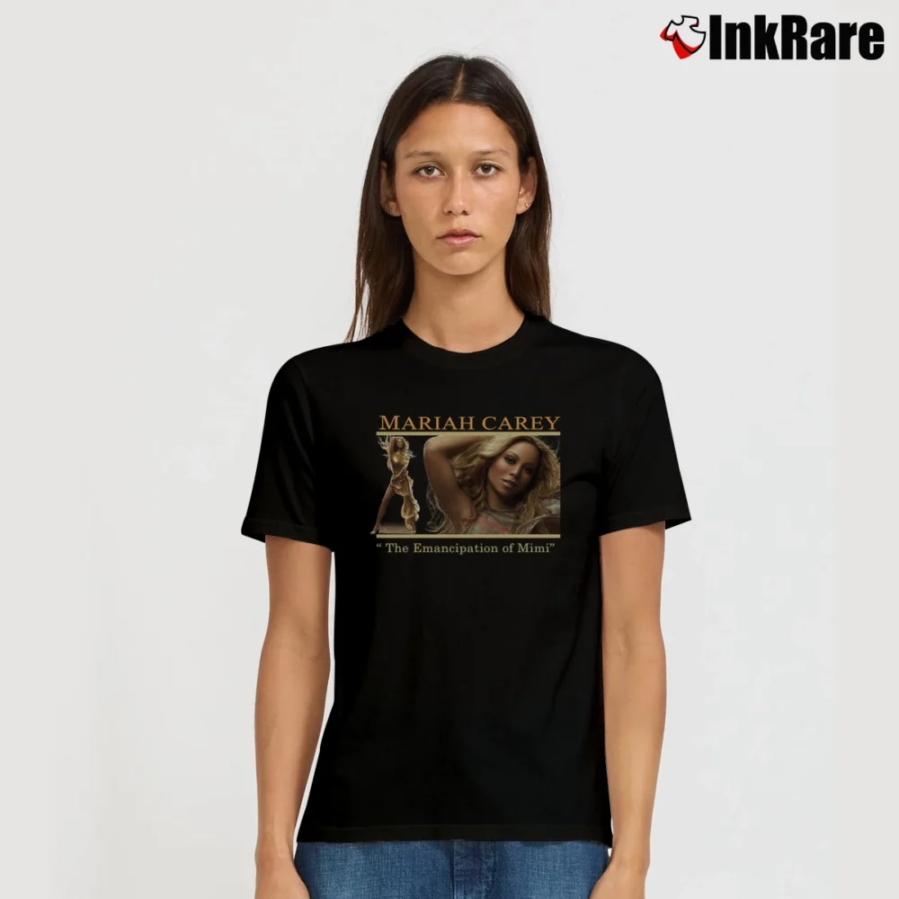 Women’s Mariah Carey Emancipation Of Mimi Signature T-Shirt in black | Soft, Flattering Fit