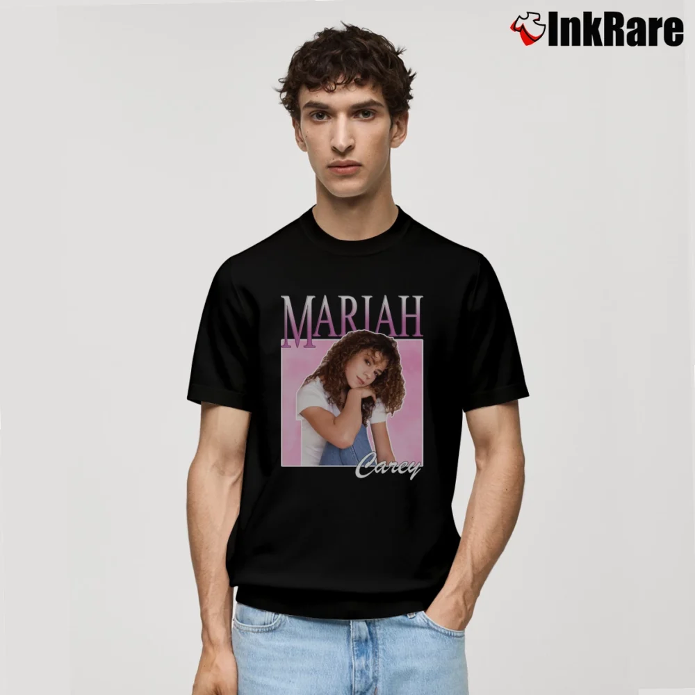 Men’s Mariah Carey Graphic Classic T-Shirt in black | Soft, Breathable Everyday Wear
