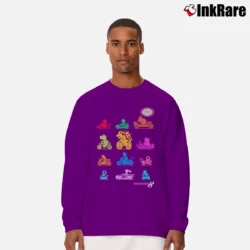 Men’s Mario Kart Nintendo Silhouettes Long-Sleeve Shirt in purple | Sleek, Lightweight, Year-Round Wear