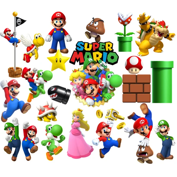 Super Mario Graphic T Shirts