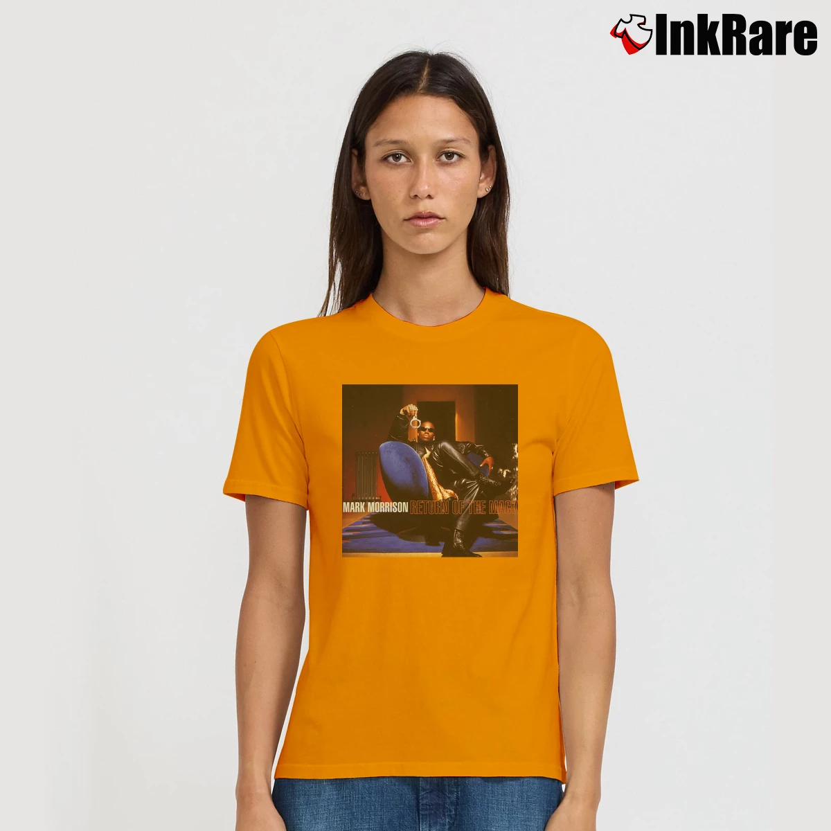 Women’s Mark Morrison Return Of The Mack R&b Signature T-Shirt in orange | Soft, Flattering Fit
