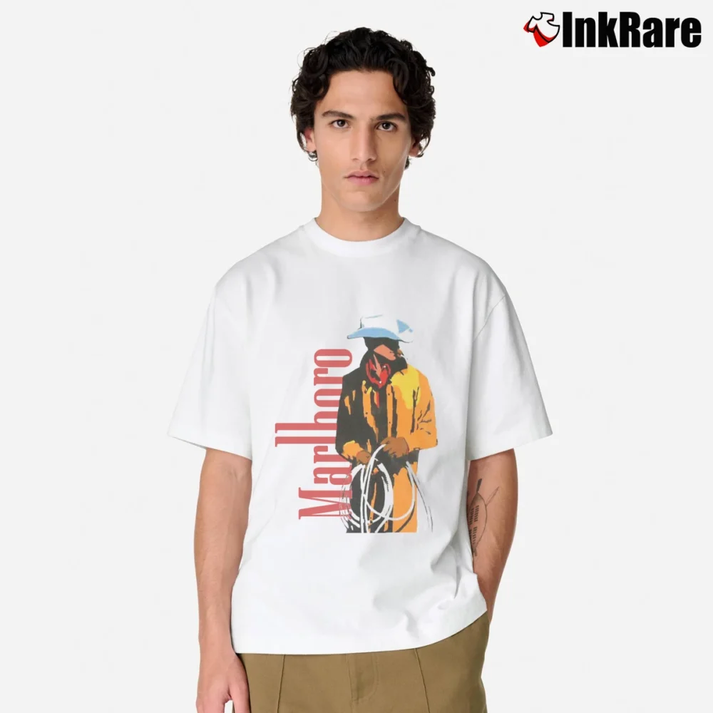 Men’s Marlboro 80s Classic T-Shirt in white | Soft, Breathable Everyday Wear