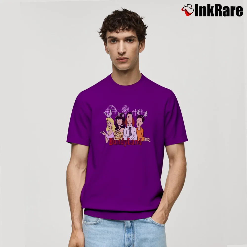 Men’s Married With Children Bundyland Classic T-Shirt in purple | Soft, Breathable Everyday Wear