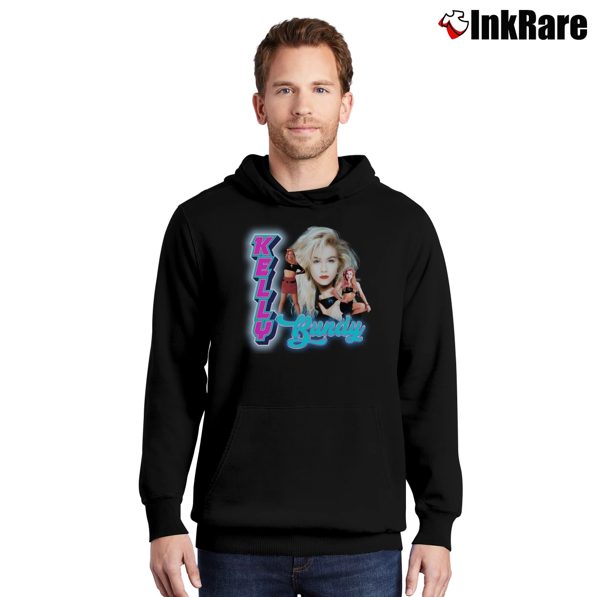 Married With Children Kelly Bundy Men’s Pullover Hoodie in black – Ultimate Warmth Men’s Married With Children Kelly Bundy Pullover Hoodie in black | Cozy, Durable, Modern Fit