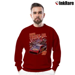 Men’s Martin Truex Jr Crewneck Sweatshirt in maroon | Cozy Fabric, Clean Style