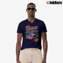 Men’s Martin Truex Jr V-Neck Tee in navy | Sharp, Breathable, Everyday Staple