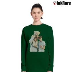 Women’s Martinez Twins Classic Graphic Long-Sleeve Top in forest green | Sleek, Versatile, All-Season