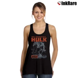 Women’s Marvel Comics The Incredible Hulk Breakthrough Monster Unleashed Tank Top in black | Lightweight, Movement-Friendly