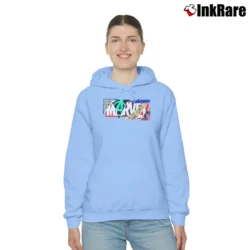 Women’s Marvel Fan Art Avengers Lover Best Gift Cozy Hoodie in light blue | Warm, Structured, Stylish