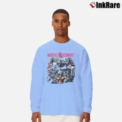 Men’s Marvel Mortal Kombat Live Action Crossover Long-Sleeve Shirt in light blue | Sleek, Lightweight, Year-Round Wear