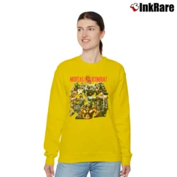 Women’s Marvel Mortal Kombat Live Action Crossover Relaxed Sweatshirt in yellow | Soft, Laid-Back Vibe