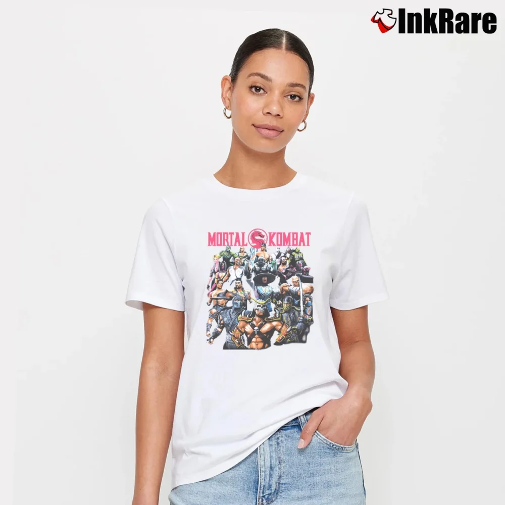 Women’s Marvel Mortal Kombat Live Action Crossover Signature T-Shirt in white | Soft, Flattering Fit