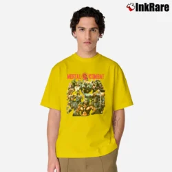 Men’s Marvel Mortal Kombat Live Action Crossover Classic T-Shirt in yellow | Soft, Breathable Everyday Wear