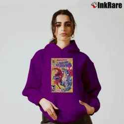 Women’s Marvel Spider Man Venom Maximum Carnage Cover Cozy Hoodie in purple | Warm, Structured, Stylish