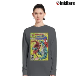 Women’s Marvel Spider Man Venom Maximum Carnage Cover Long-Sleeve Top in charcoal | Sleek, Versatile, All-Season