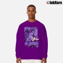 Men’s Marvel Thor Loki Manga Long-Sleeve Shirt in purple | Sleek, Lightweight, Year-Round Wear