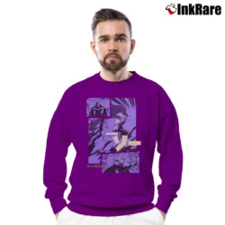 Men’s Marvel Thor Loki Manga Crewneck Sweatshirt in purple | Cozy Fabric, Clean Style