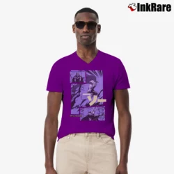 Men’s Marvel Thor Loki Manga V-Neck Tee in purple | Sharp, Breathable, Everyday Staple