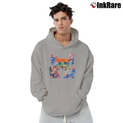 Men’s Marvel Vs Capcom Clash Of Heroes Gaming Pullover Hoodie in sport grey | Cozy, Durable, Modern Fit