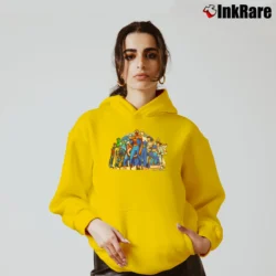 Women’s Marvel Vs Capcom Crossover Gaming Cozy Hoodie in yellow | Warm, Structured, Stylish